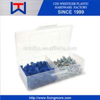 #10 Conical Anchor Hardware Fixing Nylon frame Nail Anchor kit